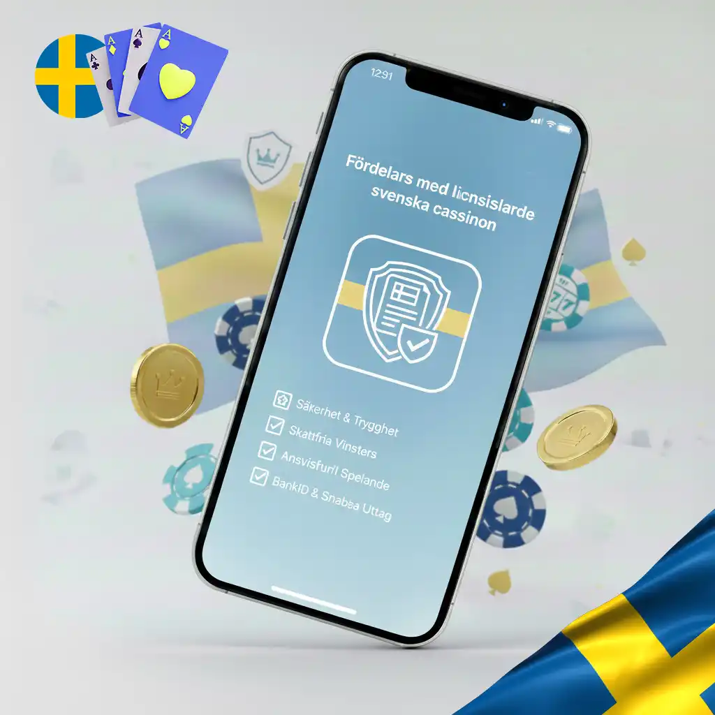 Svensk licensikon och säkerhetssköld